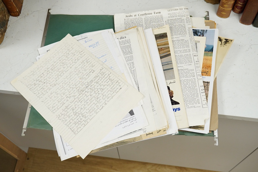 Archive of the Courthouse Farm Stud, Offham near Lewes and the Clark family, 1900-2014, including an important series of letters from Lady Anne Blunt at the Sheyk Obeyd Stud, Ain Shems, Egypt, 1912-1917, and her daughter